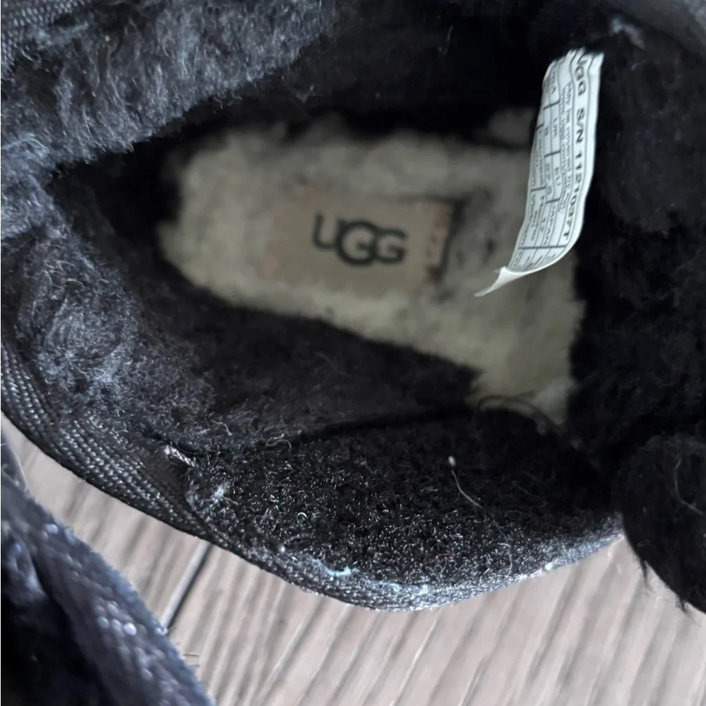 UGG Classic Black Suede Footwear